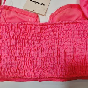 Superdown Coralia Bustier Top in Pink thumbnail 9