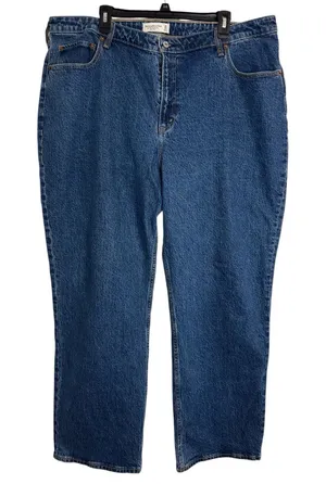 Abercrombie & Fitch Curve Love High Rise The '90s Relaxed Jean size 35 / U.S. 20 thumbnail 1