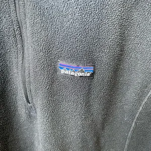 Patagonia Women's Black Fleece Half Zip Pullover‎ Size Medium thumbnail 4