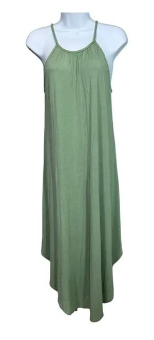 Olivia‎ Rae New York Dress Women Size S Sleeveless Green Maxi thumbnail 1