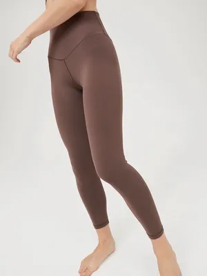 Aerie Offline Real Me 7/8 Hi-Rise Leggings, Brown, Size S (Long) thumbnail 1