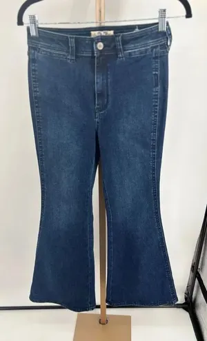 We The Free Kick Flare Jeans Size 27 Short Medium Wash Blue Denim thumbnail 1