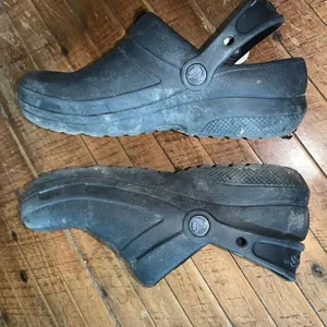 Crocs black Captain America arch support ortho rubber shoes thumbnail 4