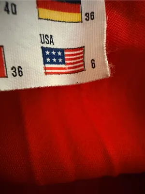 Vintage Ellesse Tennis Mini Skirt Made in USA Red Pleated thumbnail 5