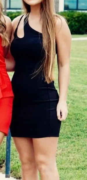 B Darlin Black Mini Dress thumbnail 1