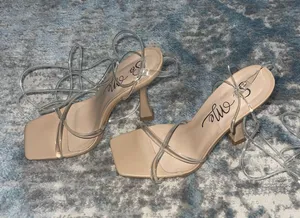 Clear Wrap Heels Size 7.5 thumbnail 1