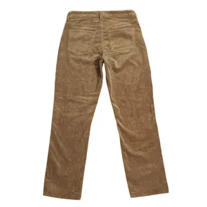 Quince Size 10 Organic Stretch Corduroy Straight Leg Pants Warm Brown Tan thumbnail 3