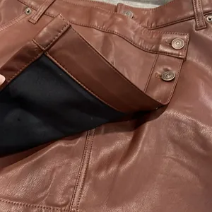 Free People NWT Wynne chocolate vegan skirt -29 thumbnail 9