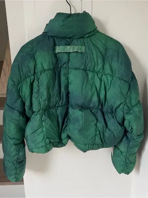 Free People FP Movement In A Bubble Patch Puffer Jacket Coat Evergreen Patch NWT thumbnail 4