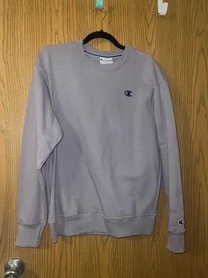 Light Purple Crew Neck Sweatshirt thumbnail 1
