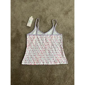 Roller Rabbit x Love Shack Fancy Disco Bow Mischa Set Pink Pajamas XS NWT thumbnail 7