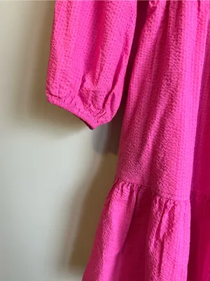 Lilly Pulitzer Deacon Mini Dress Pink 3/4 Sleeves Womens 2 Whimsy Preppy thumbnail 4