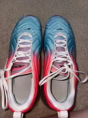 Nike Blue and Pink Athletic Sneaker thumbnail 5