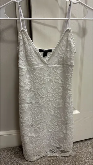 White Lace Dress Forever 21 thumbnail 2