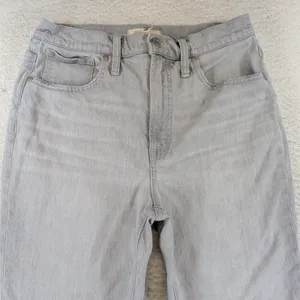 Madewell Slim Demi-Boot High Rise‎ Gray Jeans MC513 Womens 28 Raw Hem Stretch thumbnail 7