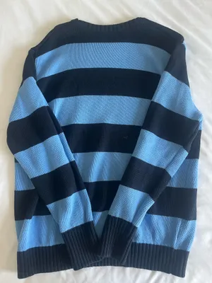 Brandy Melville Blue Striped Sweater thumbnail 2