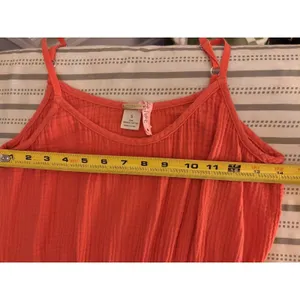 Women's Magaschoni Peach Casual Dress 100% Organic Cotton Sleeveless Midi Size thumbnail 15