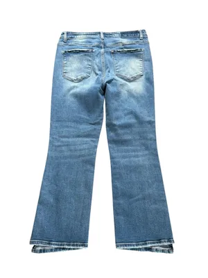 Vervet Bootcut Jeans Style V2440 Asymmetrical Hem Womens Size 31 thumbnail 3