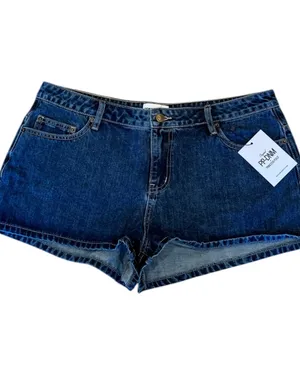 NWT Princess Polly Low Rise Denim Mini Shorts Jean Shorts M 10 thumbnail 4