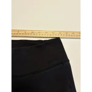 Nike Women Dri-FIT Yoga Pants | Wide Leg Black Athletic Lounge | Medium thumbnail 9