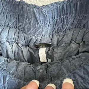 YFB Young Fabulous & Broke Blue Eyelet Lace Pants Rayon Cotton Medium thumbnail 5