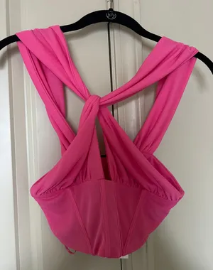 ZARA Cutout Cross Top thumbnail 1