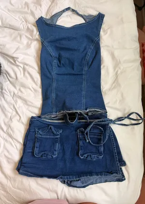 Denim set thumbnail 1