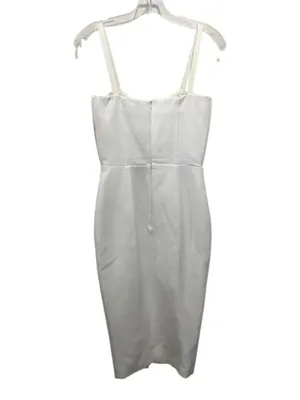 Misha Pasquale Convertible Midi Dress Milk White Size Small thumbnail 5