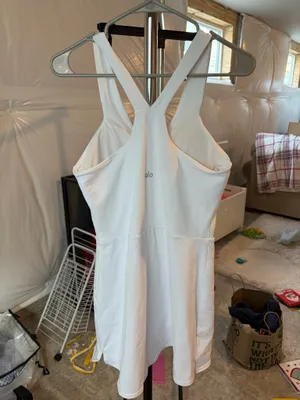 Alo Yoga Airbrush Real Dress White M thumbnail 3