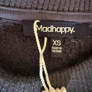 Madhappy Blizzard Graphic Logo Crewneck Sweatshirt Navy XS NWT Streetwear thumbnail 9