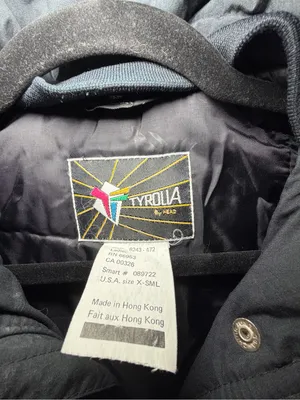 Vintage 80’s 90’s Black & Teal Colorblock Puffer Ski Jacket thumbnail 2