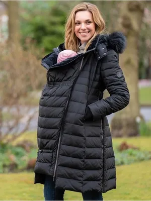 Seraphine Lily 3 in 1 Maternity Forever Coat Puffer Winter Black Size 14 thumbnail 3