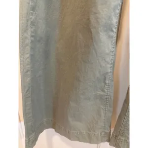 Pilcro and the Letterpress American Eagle Sage Green Utility Wide Leg Drawstring Pants Women Size 12 long thumbnail 5