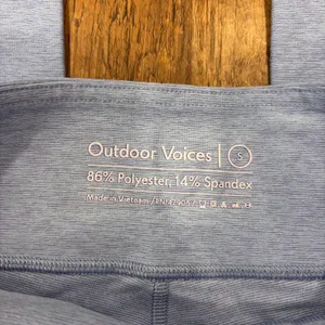 Outdoor Voices 7/8 Warmup Legging Womens Small S Lake Blue Workout Training thumbnail 3