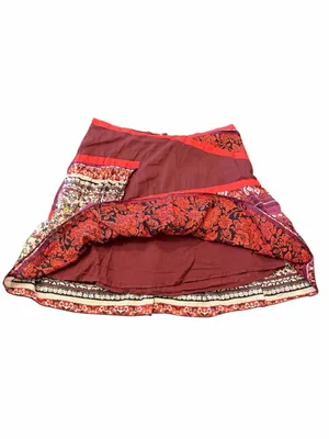 Coline Cotton Voile Lined Skirt with Indi Print Size M thumbnail 3