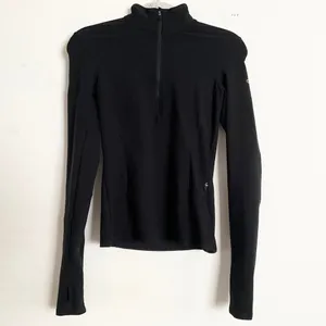 Alo Yoga Alosoft 1/2 Zip Rapid Pullover Black XS thumbnail 7