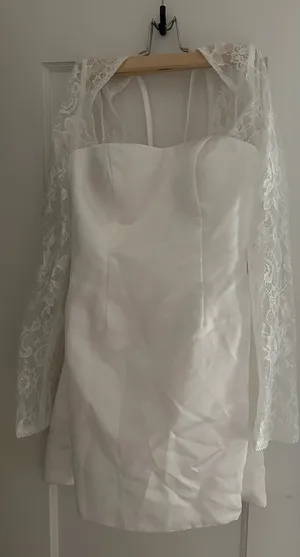 White mini dress Size 2 thumbnail 5