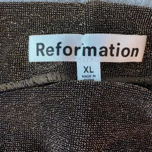 Reformation Sparkly Knit Alden Dress. Bodycon Metallic Sleeveless Party Mini XL thumbnail 9