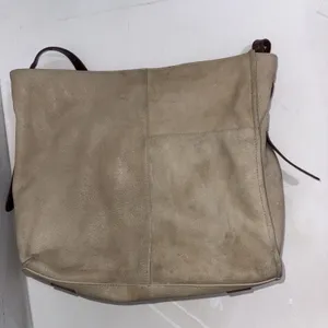 HOBO International Leather Western Beige & Brown Slouchy Tote Bag Purse Handbag thumbnail 16