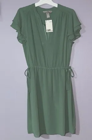 H&M Elegant Green Dress thumbnail 1