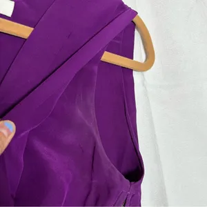 Chloe Purple Zipper Side Sleeveless Blouse‎ thumbnail 4