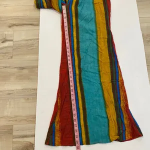 Cider Medium Multicolor Striped Wide Leg Pants Boho Festival Palazzo thumbnail 5