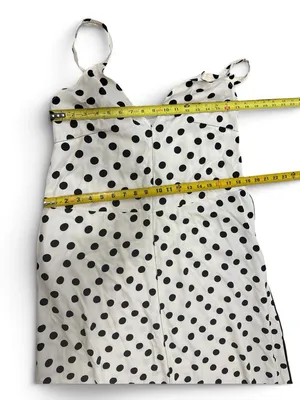 zara cotton polka dot dress limited edition side pocket size medium thumbnail 14