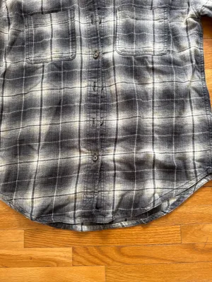 Garage long sleeve plaid button up thumbnail 4