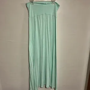 Popana Mint Maxi Skirt Green Size M thumbnail 3