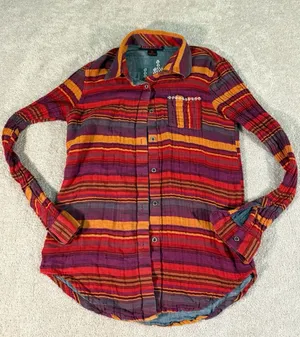 Rock and Roll Cowgirl‎ Western Shirt Aztec Print Womens S Southwestern thumbnail 1