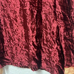 VINTAGE CLIO Crush Velvet Fall Hues Blouse Size Large thumbnail 6