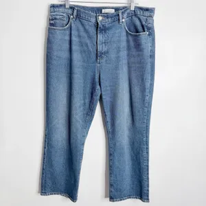 Loft The‎ Straight High Rise Jean Blue 32/14 Petite Minimalist Casual thumbnail 2