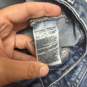 Old Navy Womens Size 12 Straight High Rise Medium Wash Blue Denim 5-Pocket thumbnail 5
