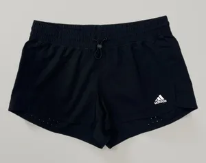 🌐 Adidas Perforated Pacer Shorts in Black | Women’s Sz Sm thumbnail 1